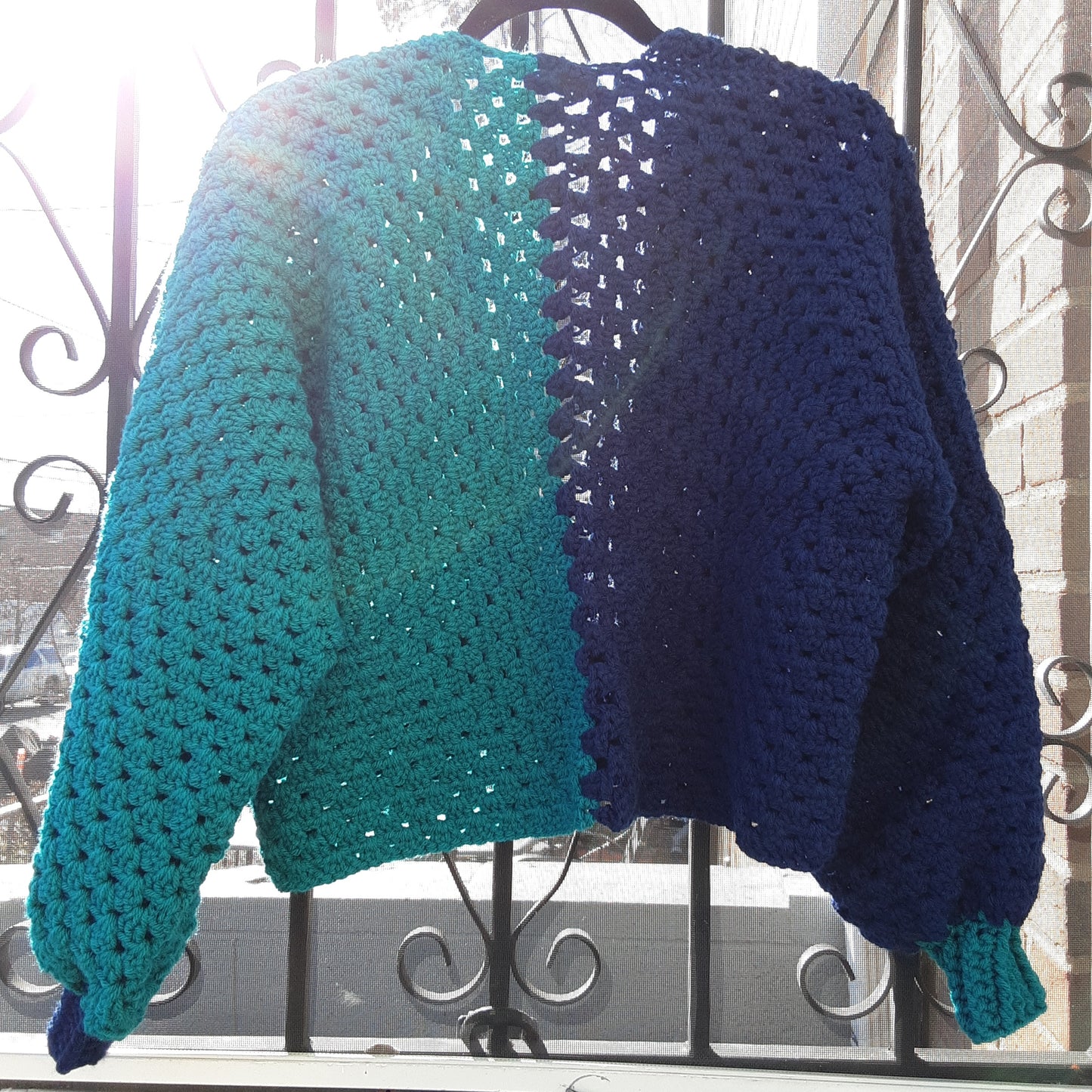 Crochet Hexagon Cardigan