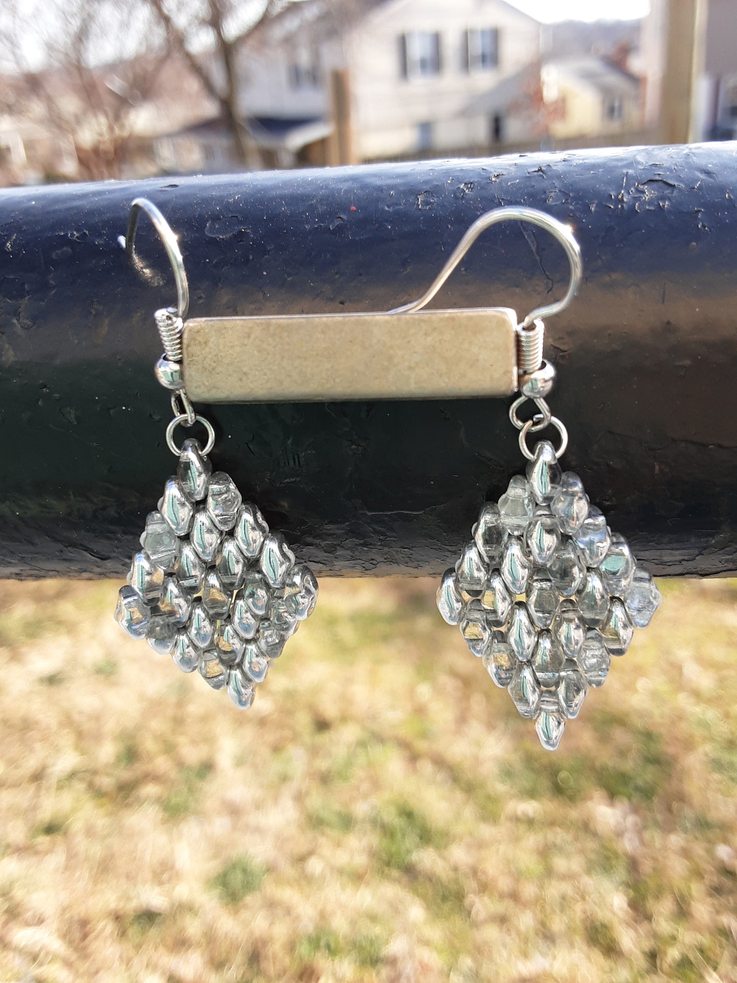 Diamond Superduo Earrings