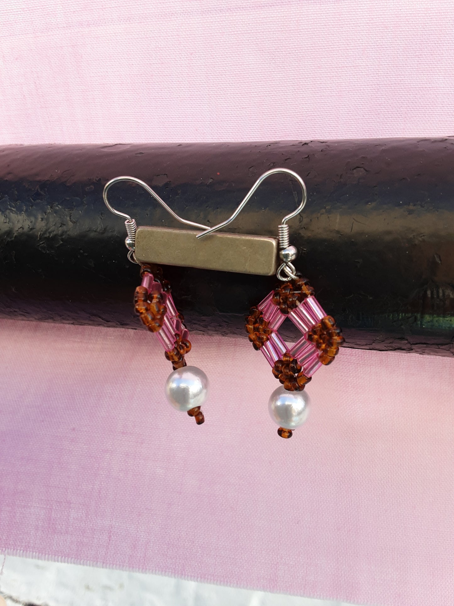 Diamonds and Pearls Earrings