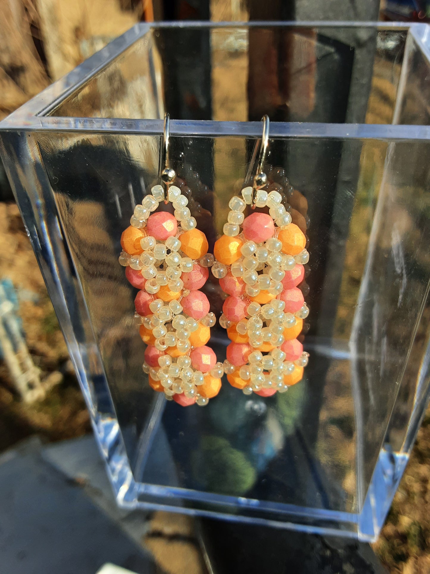 Trinity Beaded Earrings