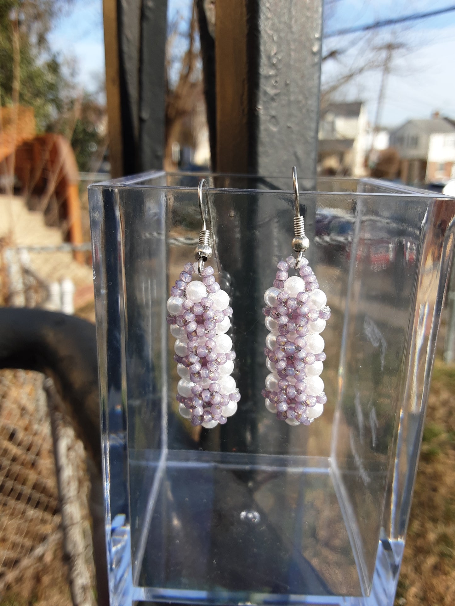 Trinity Beaded Earrings