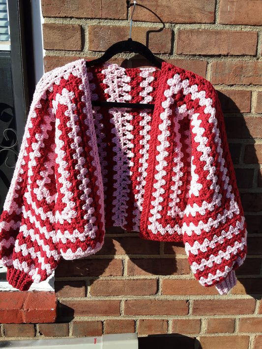 Crochet Hexagon Cardigan