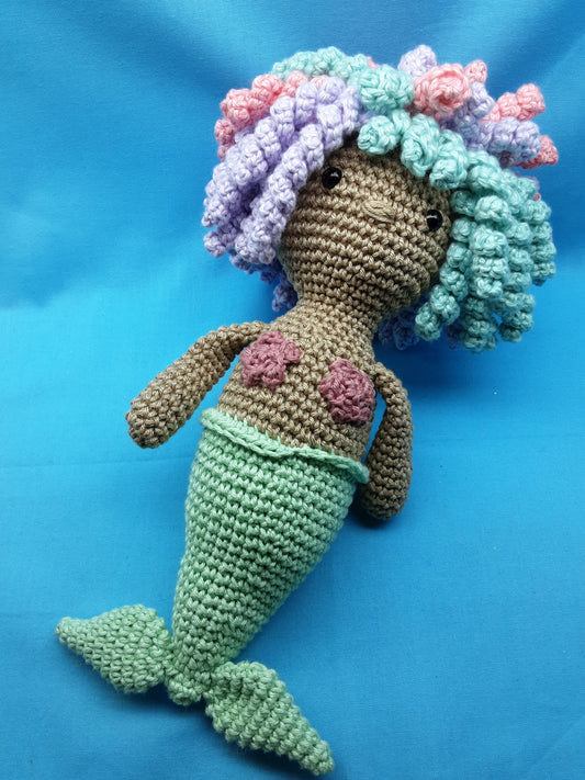 Aurora Mermaid Crochet Doll