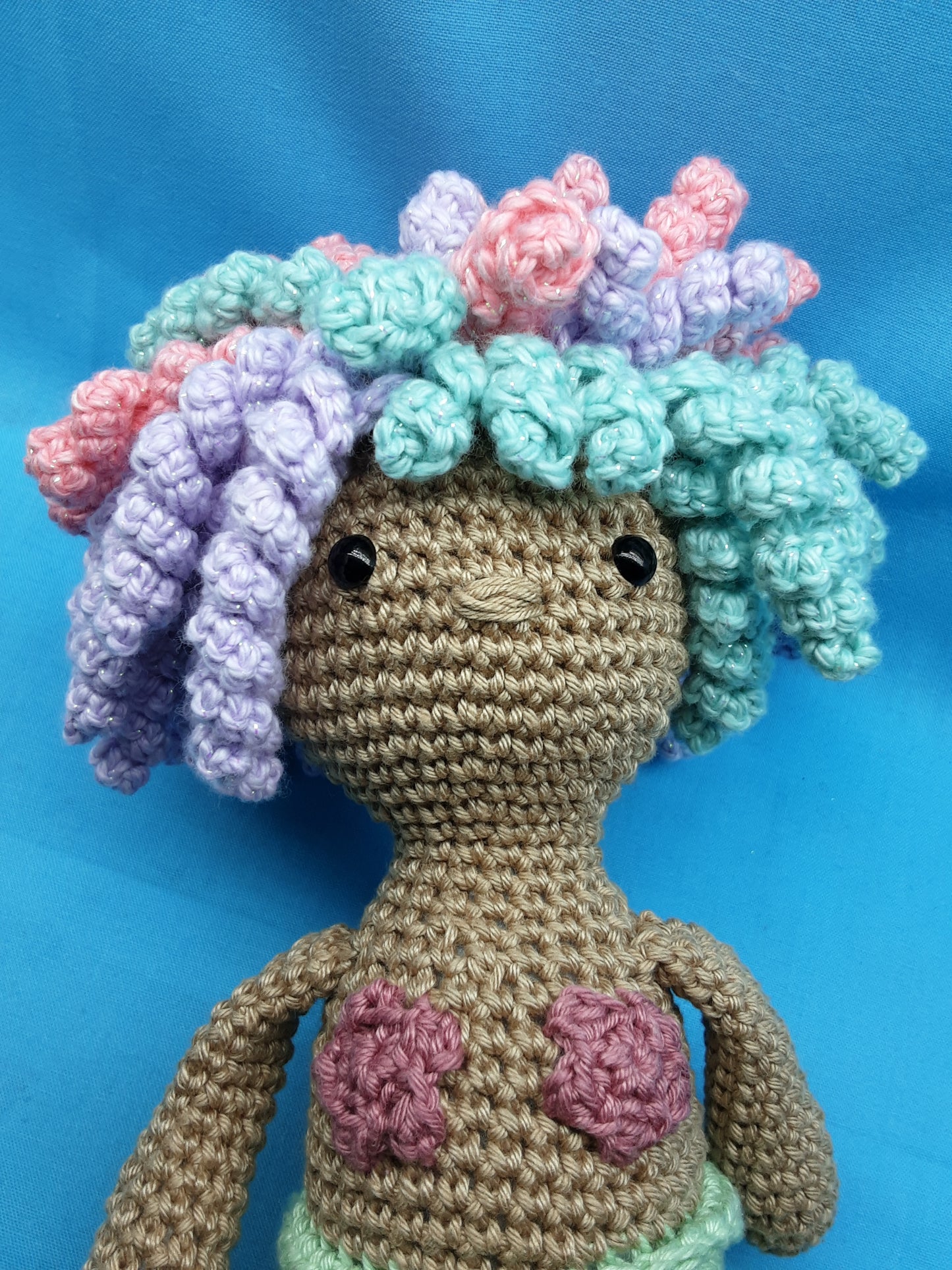 Aurora Mermaid Crochet Doll