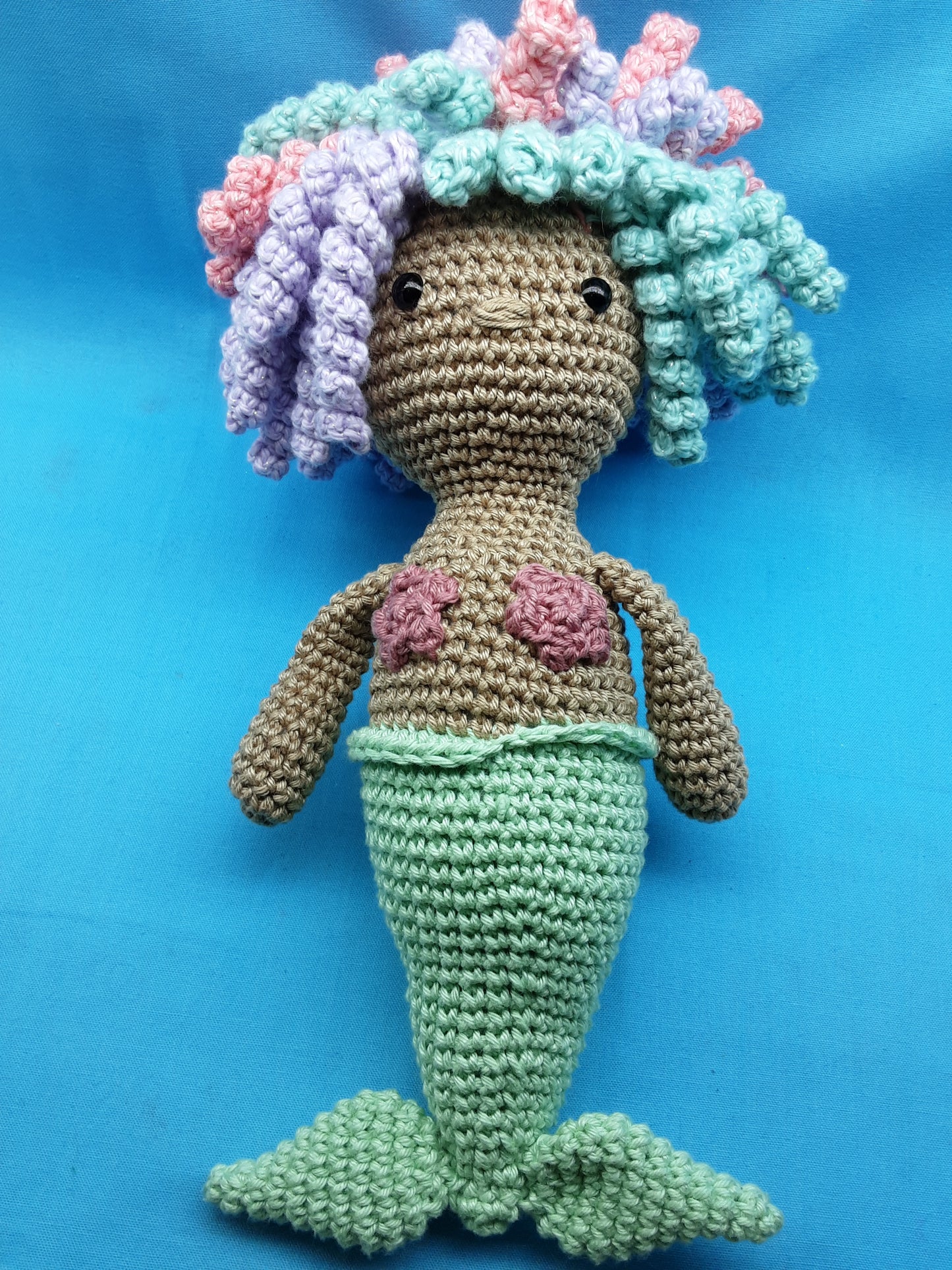 Aurora Mermaid Crochet Doll