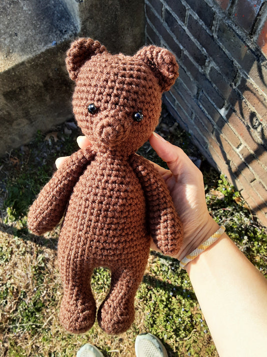 Crochet Brown Bear