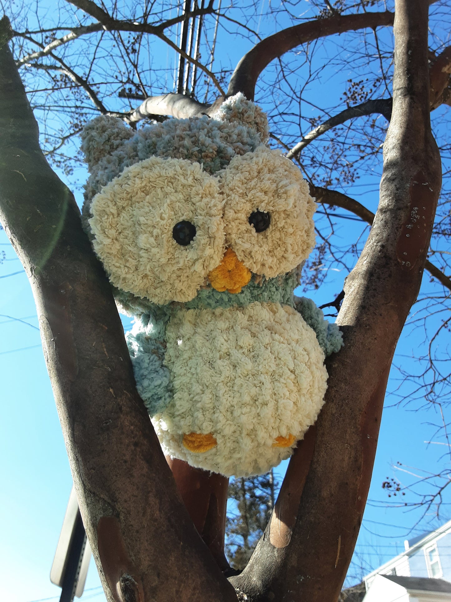 Crochet Puffy Owl