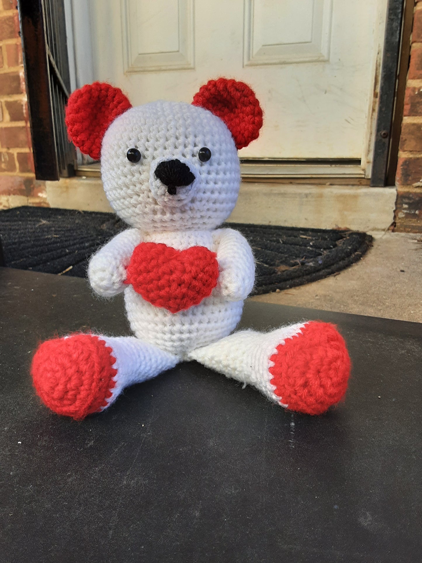 Looking for love Crochet Bear