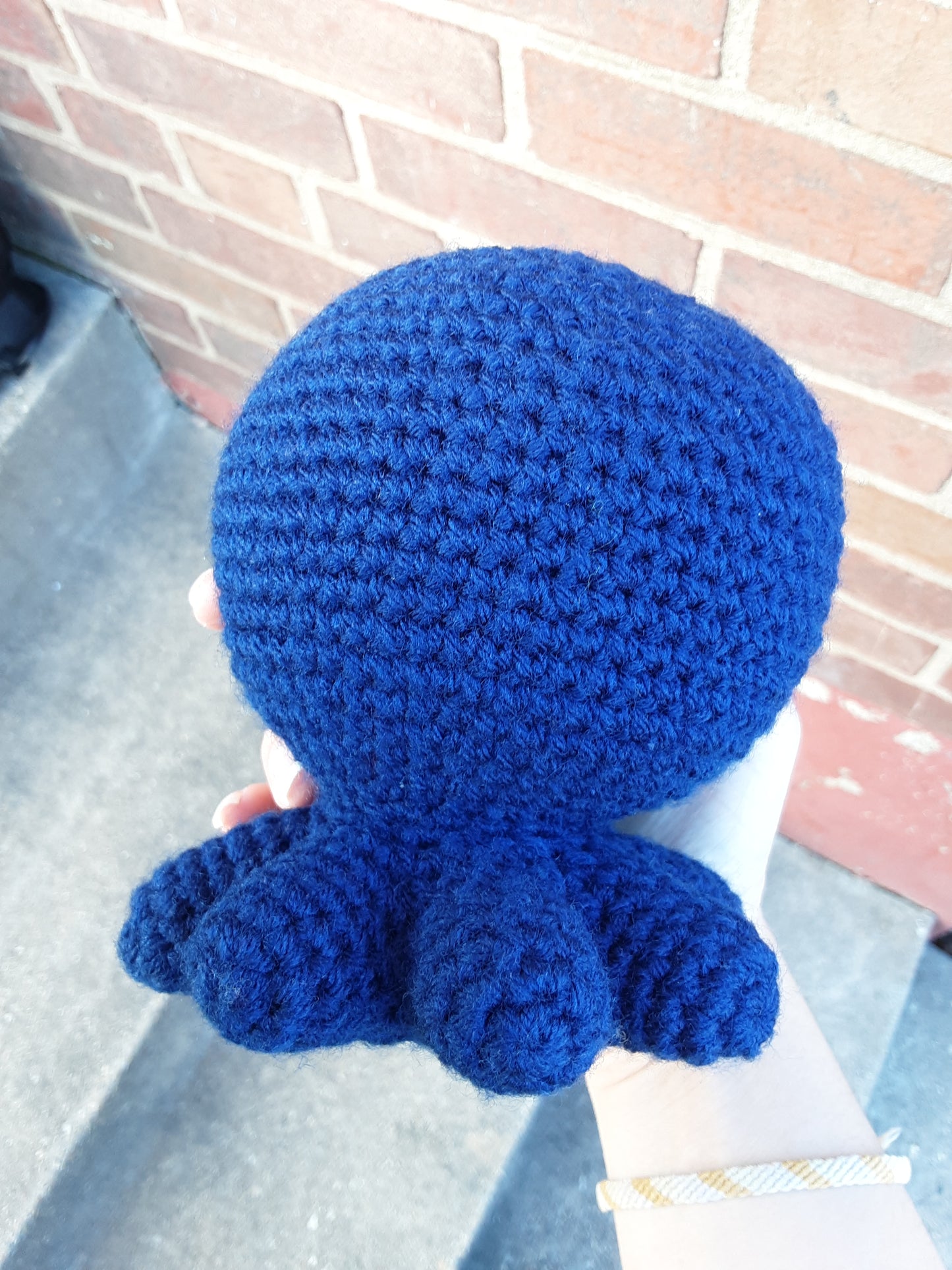 Crochet Blue Octopus