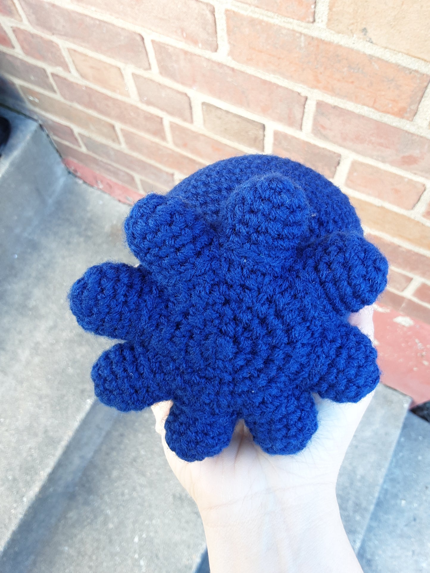 Crochet Blue Octopus