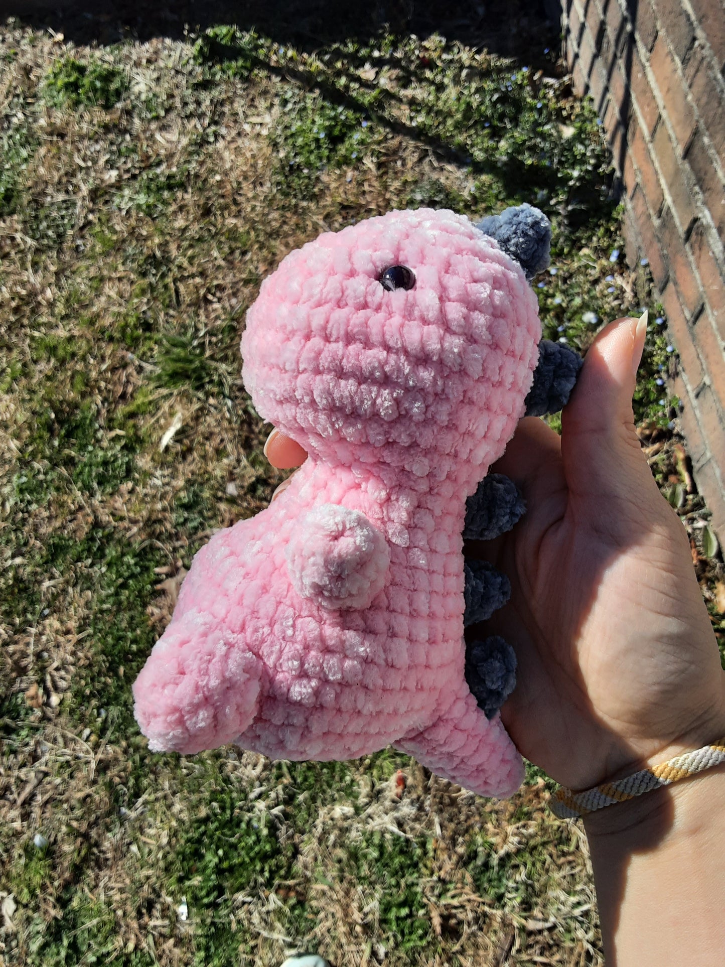 Little Crochet Spiney Dinosaur