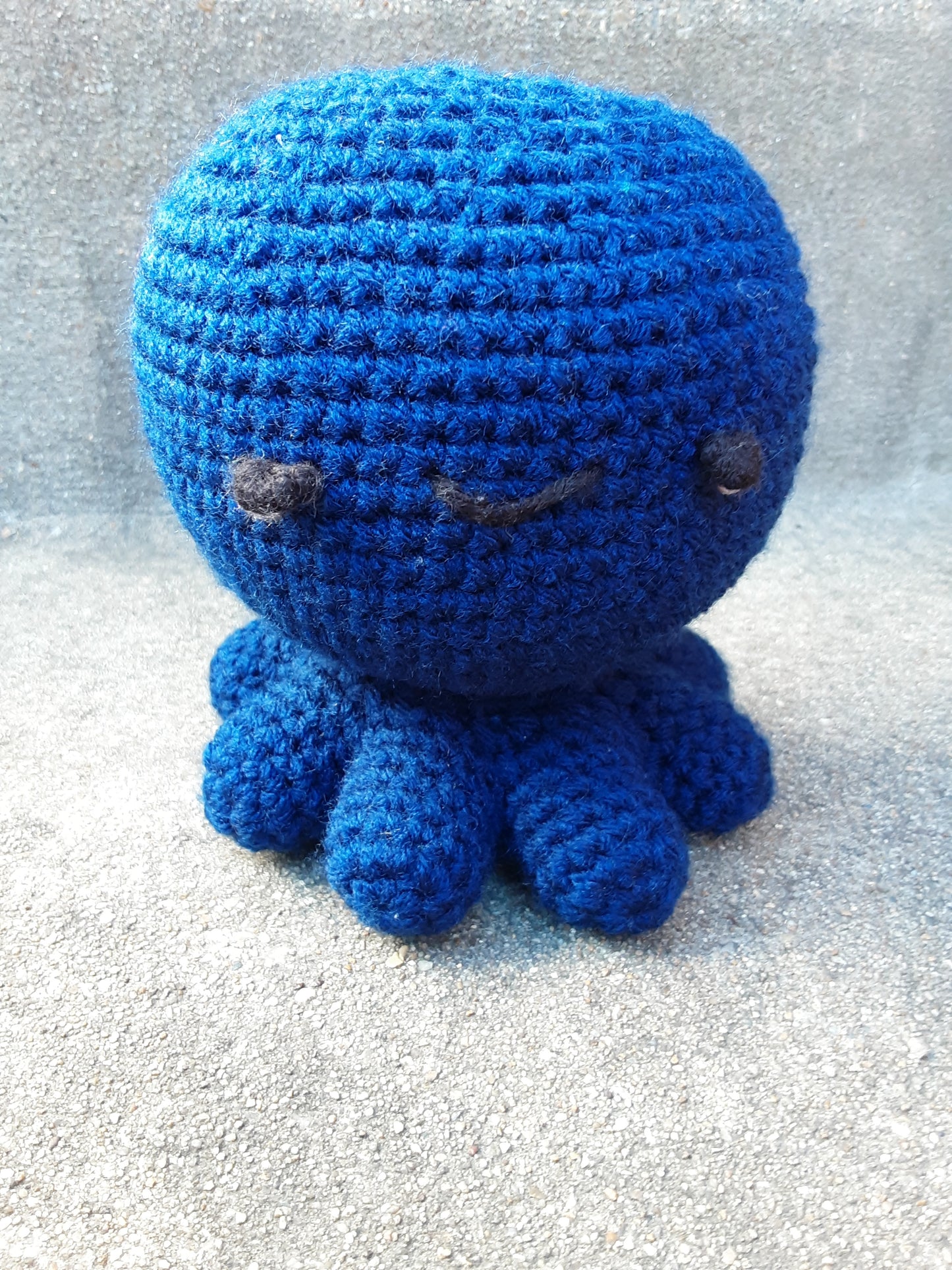 Crochet Blue Octopus